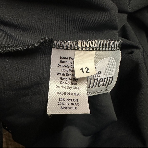 The Lineup Dance costume Black Leopard Print cropped hoodie Size 12 - Picture 4 of 6